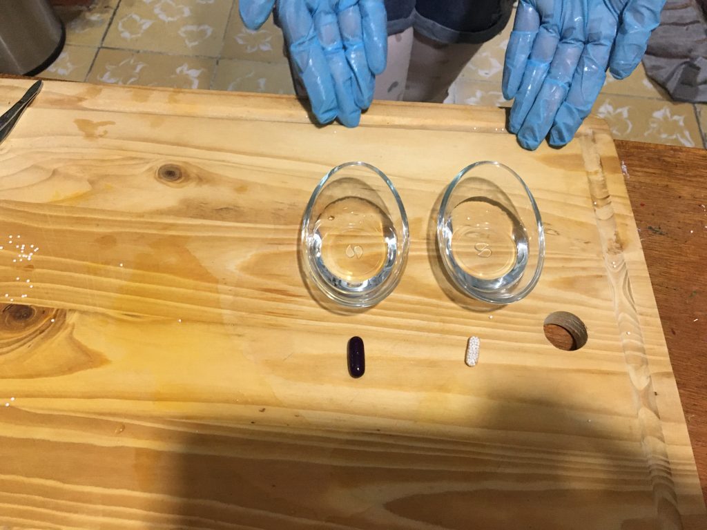 inicio del experimento