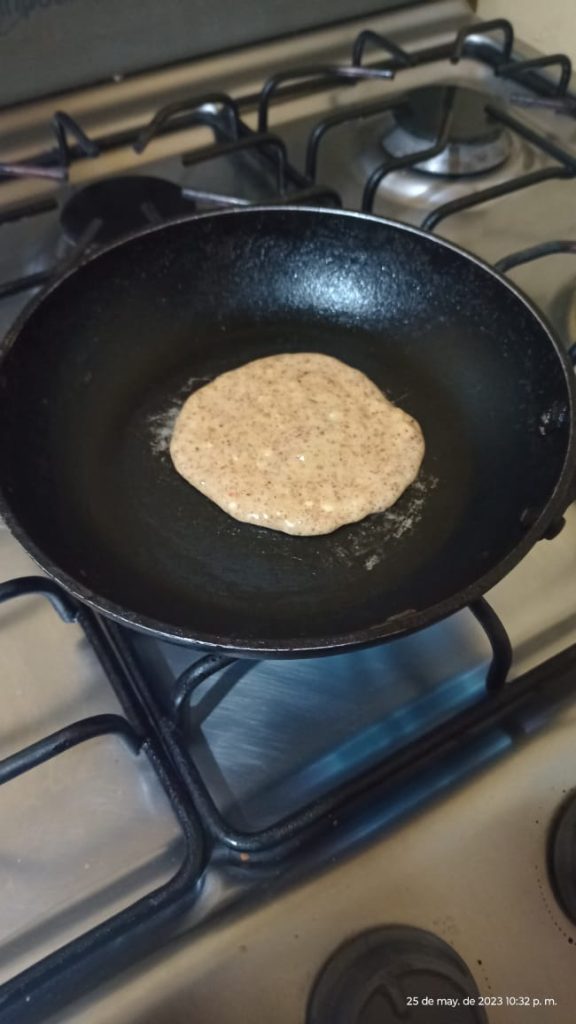 Hot cake de chapulines