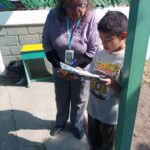Realizando encuestas en nuestra comunidad Zama