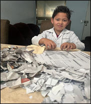 PAPEL TROZADO