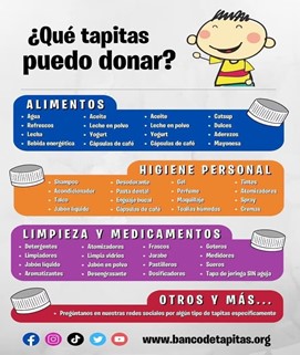 tapitas que recibe el banco de tapitas