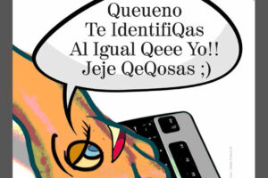 Fig.3 Uso de lenguaje con faltas de ortografía